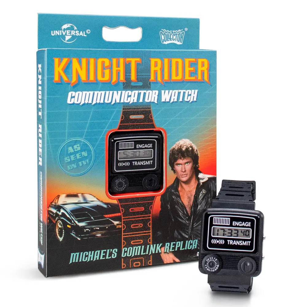 Dr. Collector Knight Rider Stainless Steel Communicator Watch Replica 1