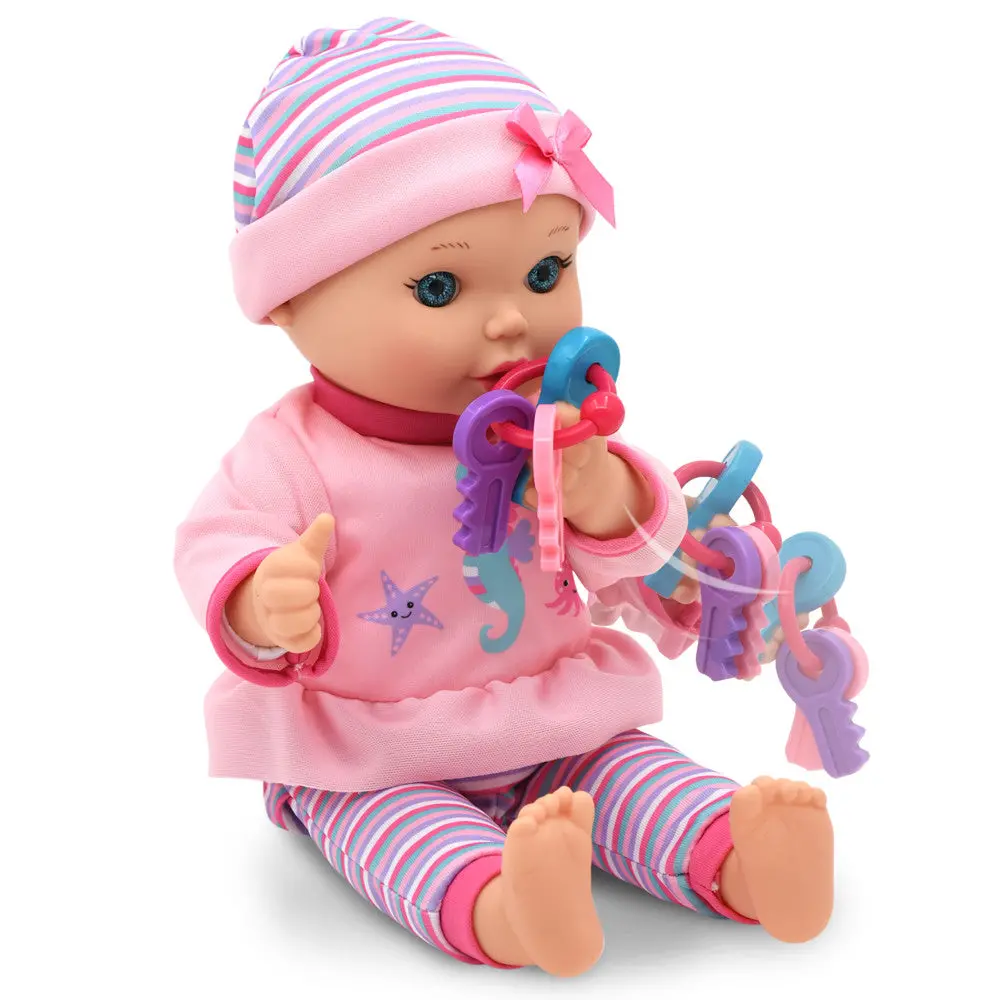Little Darlings 12-Inch - Fun With Keys Baby Doll - Seahorse Ensemble 1