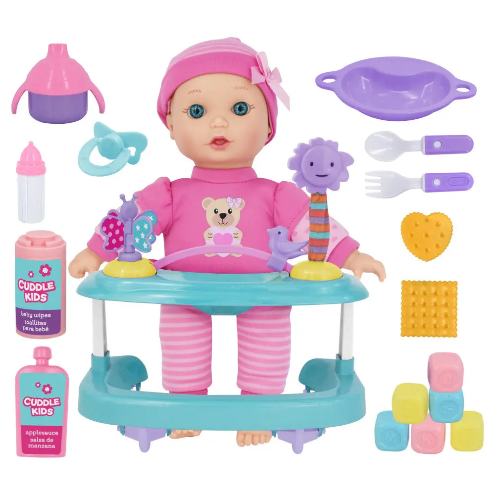 Cuddle Kids 11" Playtime Set With Soft Body Doll And Accessories 1