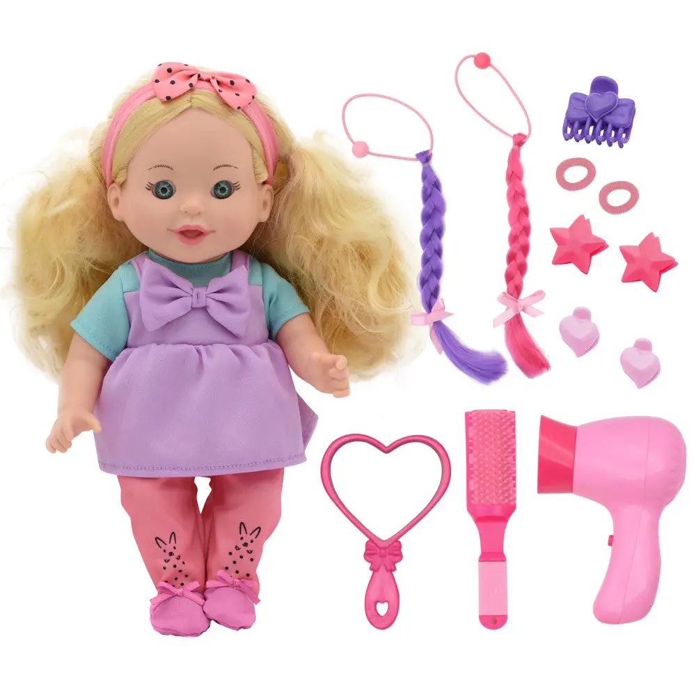 Lil Tots 12-Inch Talking Hair Styling Playset - Interactive Doll 1