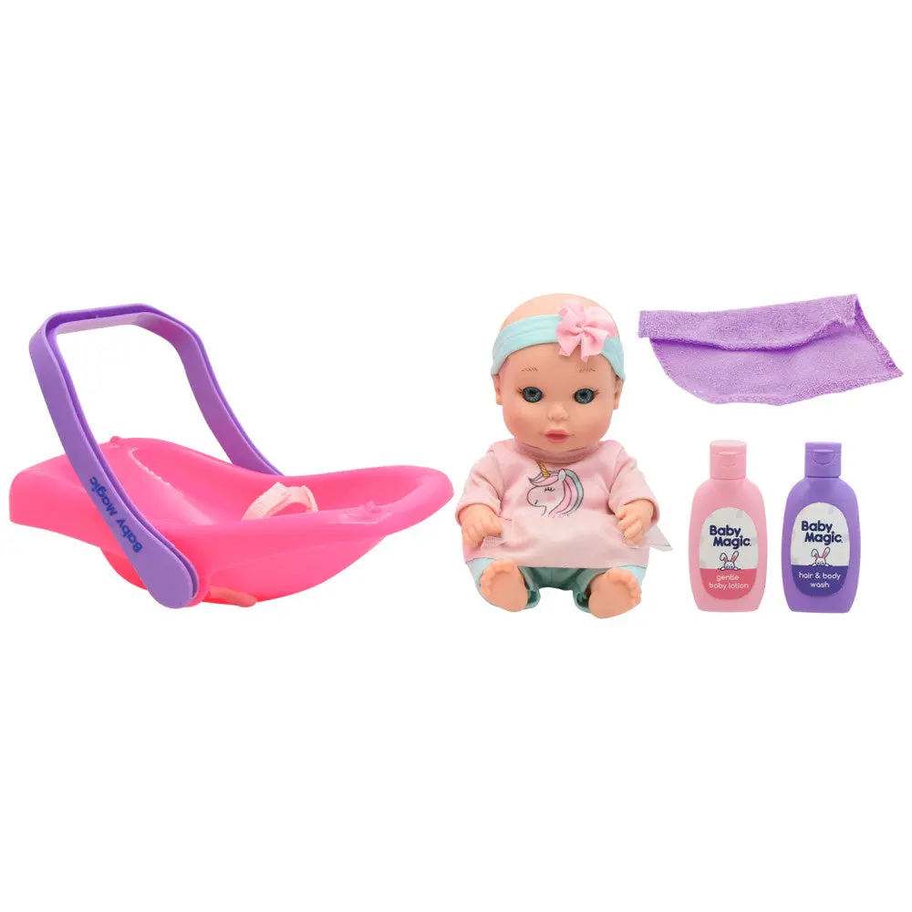 Baby Magic 8-Inch Tote Along Baby Doll With Accessories 1