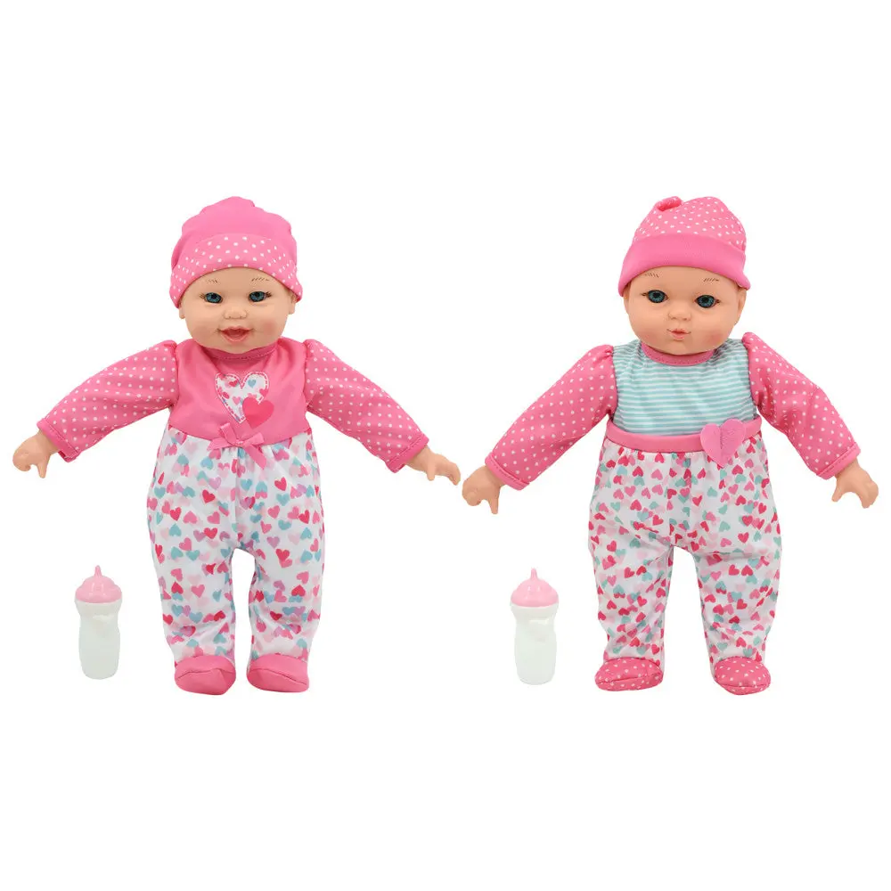 Little Darlings 12 Inch - Talking Twins With Heart-Themed Outfits 1
