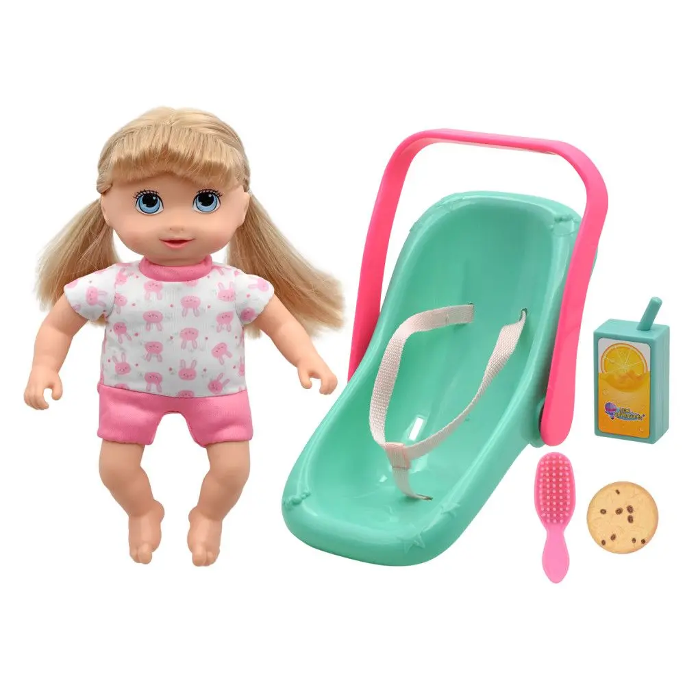 Little Sweeties 10-Inch Doll With Car-Seat Carrier Playset 1