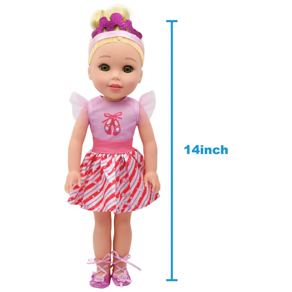 Style Dreamers 14" Ballet Set - Blonde Hair Hard Body Doll 1