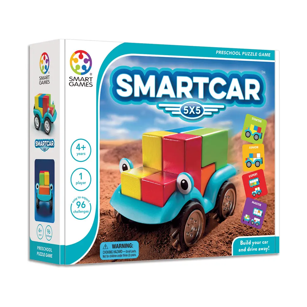 Smartgames Smartcar 5X5 - Multicolor Cognitive Skill-Building Puzzle Car 1
