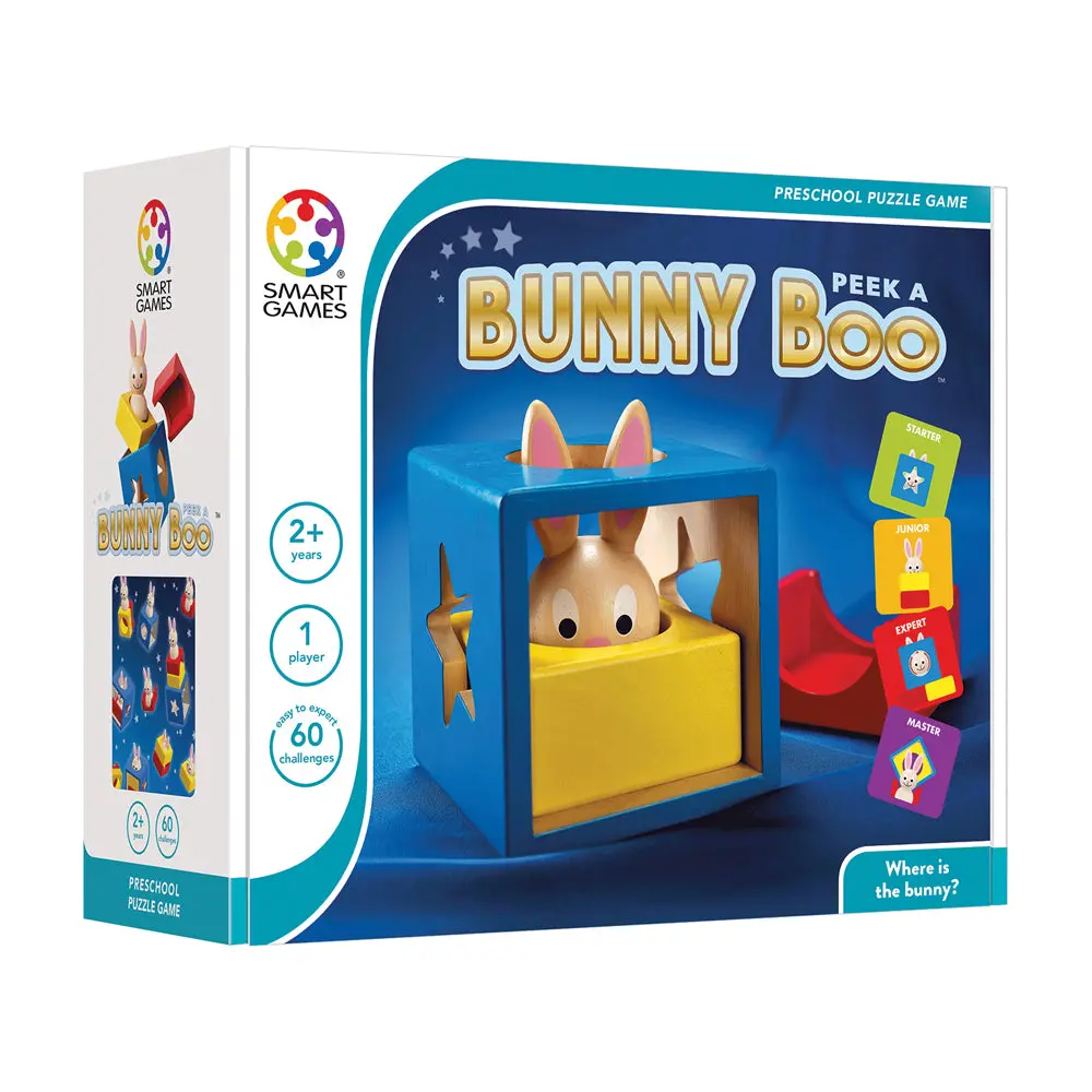 Smartgames Bunny Peek A Boo Wooden 3D Puzzle - 60 Challenges 1