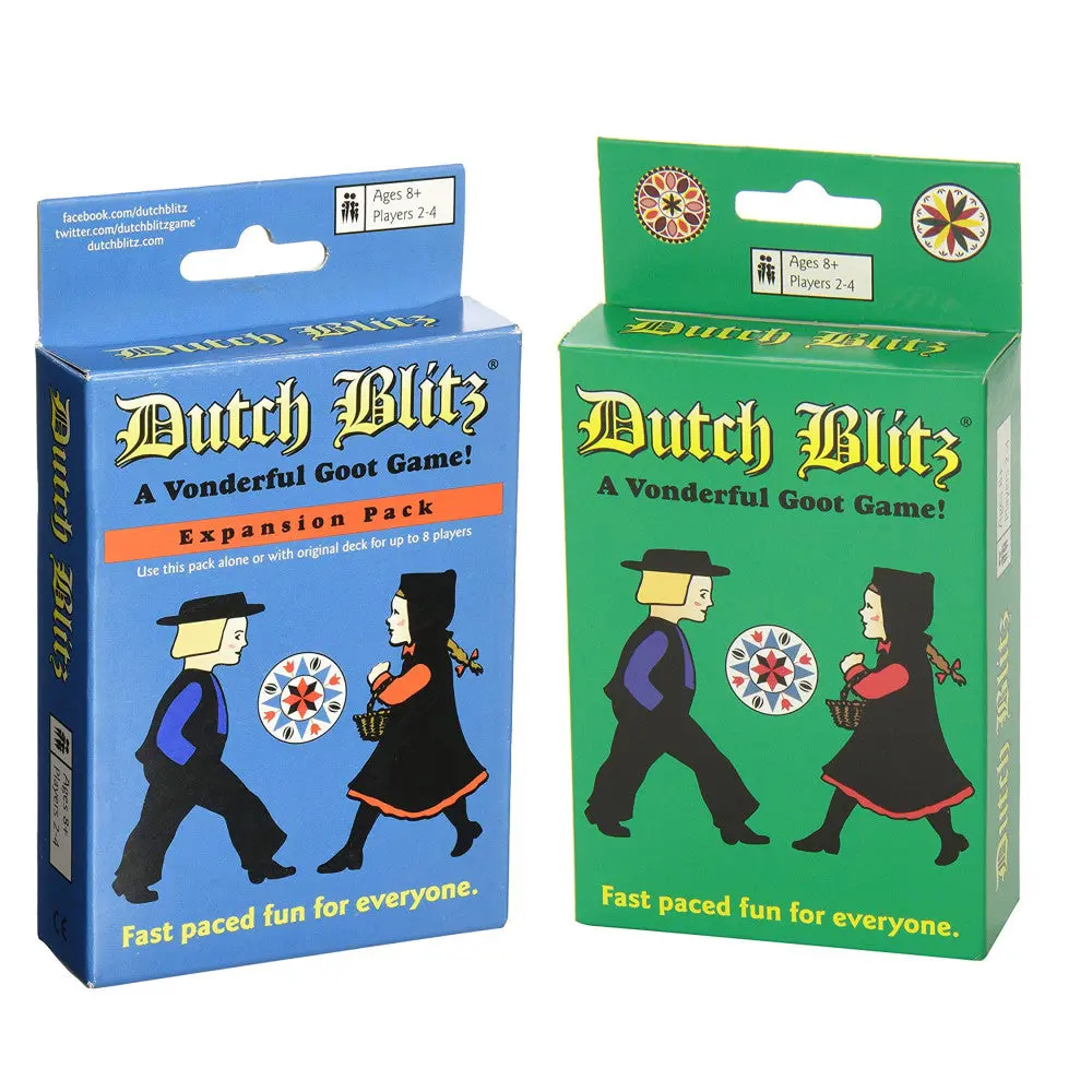 Dutch Blitz Original & Expansion Card Game Set 1