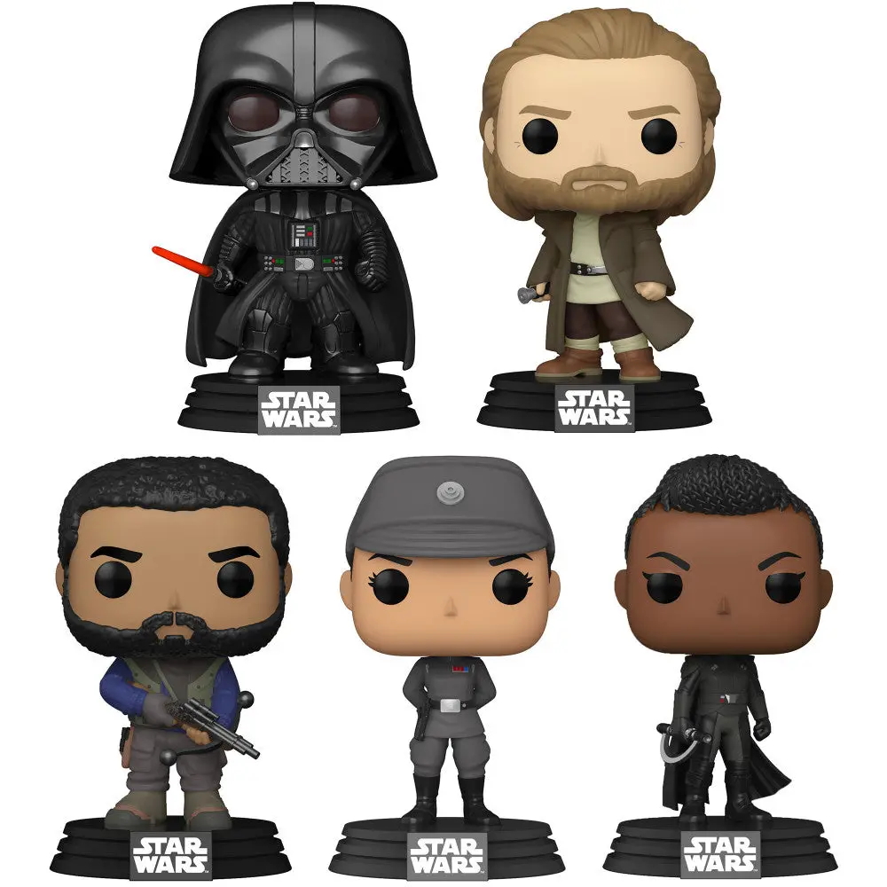 Funko Pop! Star Wars Obi-Wan Kenobi 3.75 Inch Vinyl Collectors Set 1