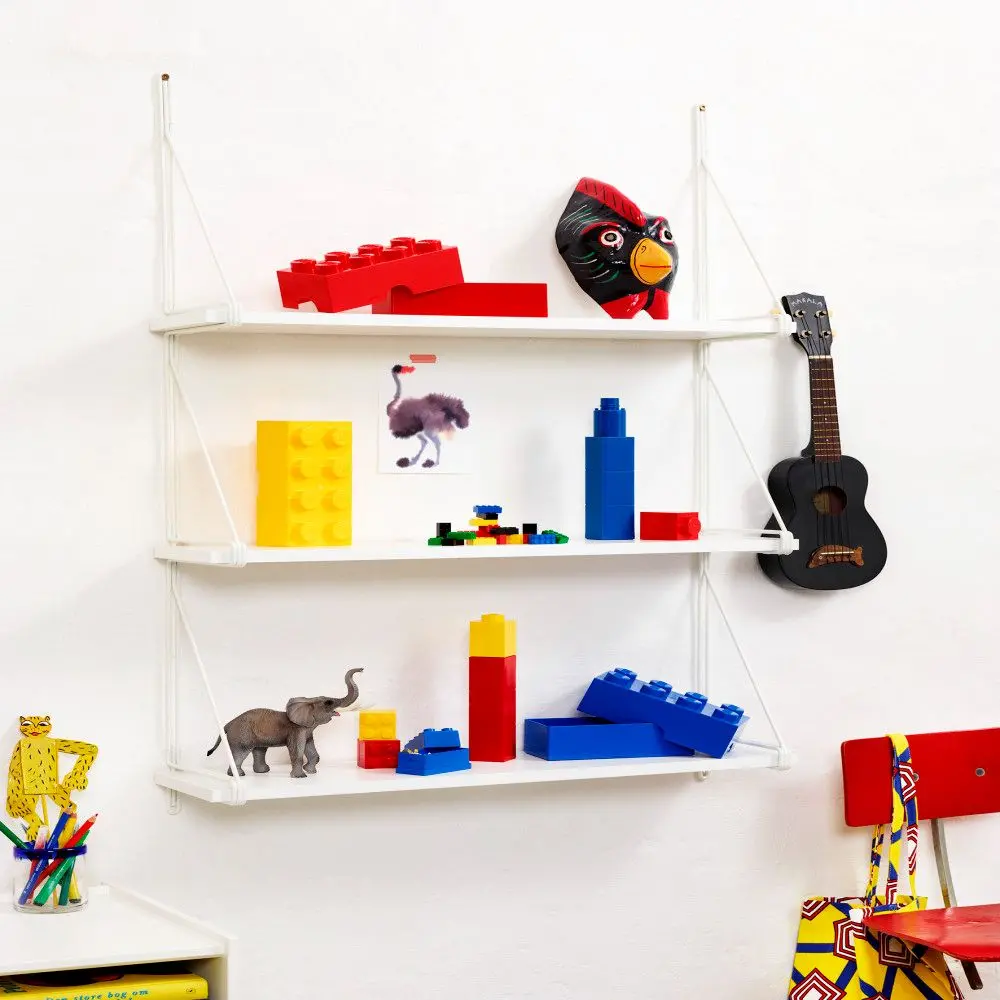 Lego Bright Blue Storage Brick 4 - Stackable Organizer 1