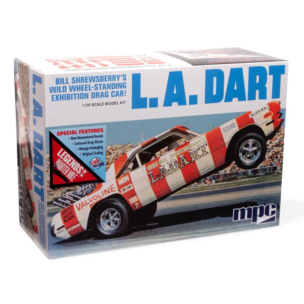 Mpc Legends Of The Quarter Mile L.A. Dart Wheelstander 1:25 Scale Model Kit 1