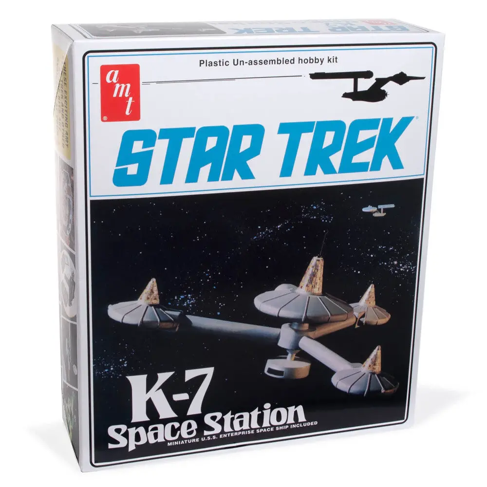 Amt Star Trek K-7 Space Station 1:7600 Scale Model Kit 1