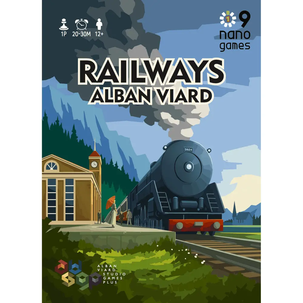 Nano9games Volume 1: Railways Railroad Strategy Game 1