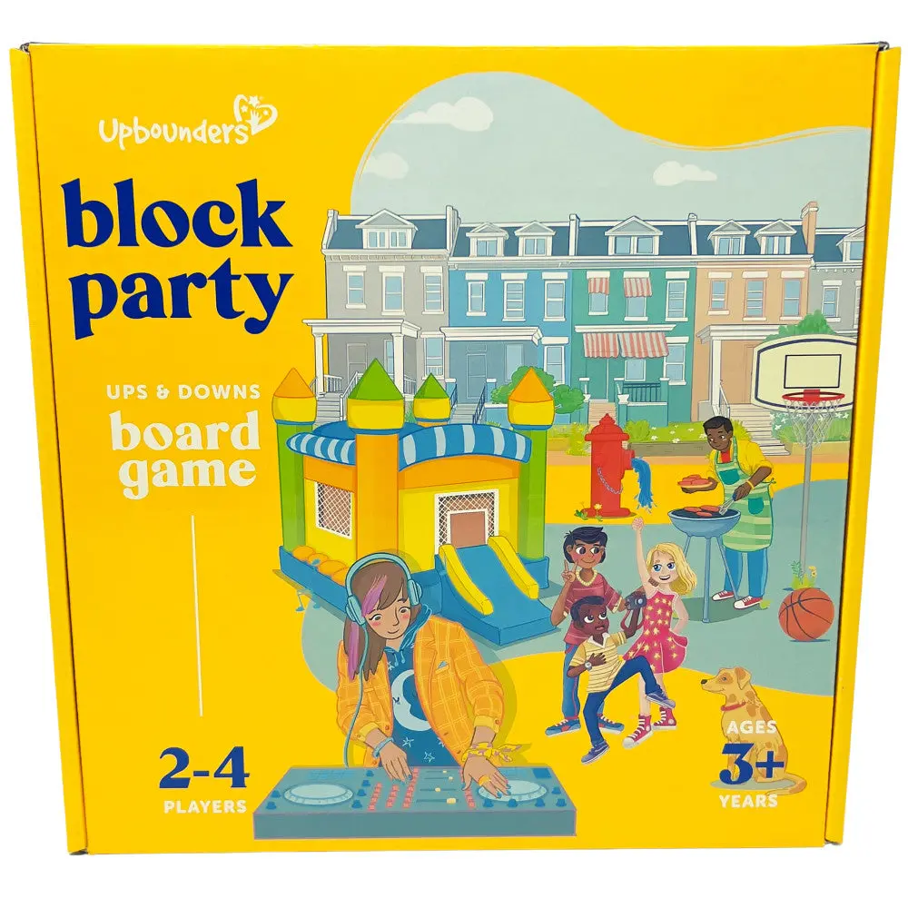 Upbounders Block Party Classic Ups And Downs Board Game For Kids 1