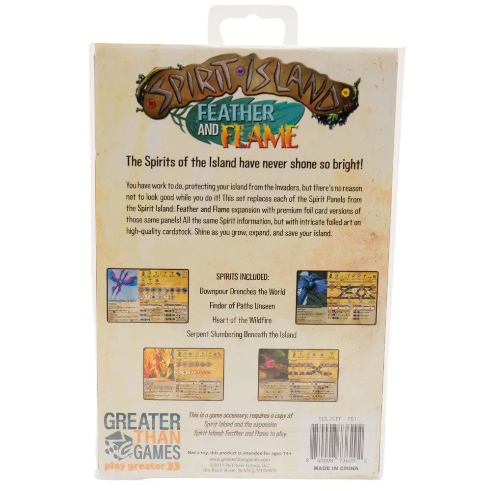 Spirit Island Feather & Flame: Shimmering Foil Spirit Panels 1