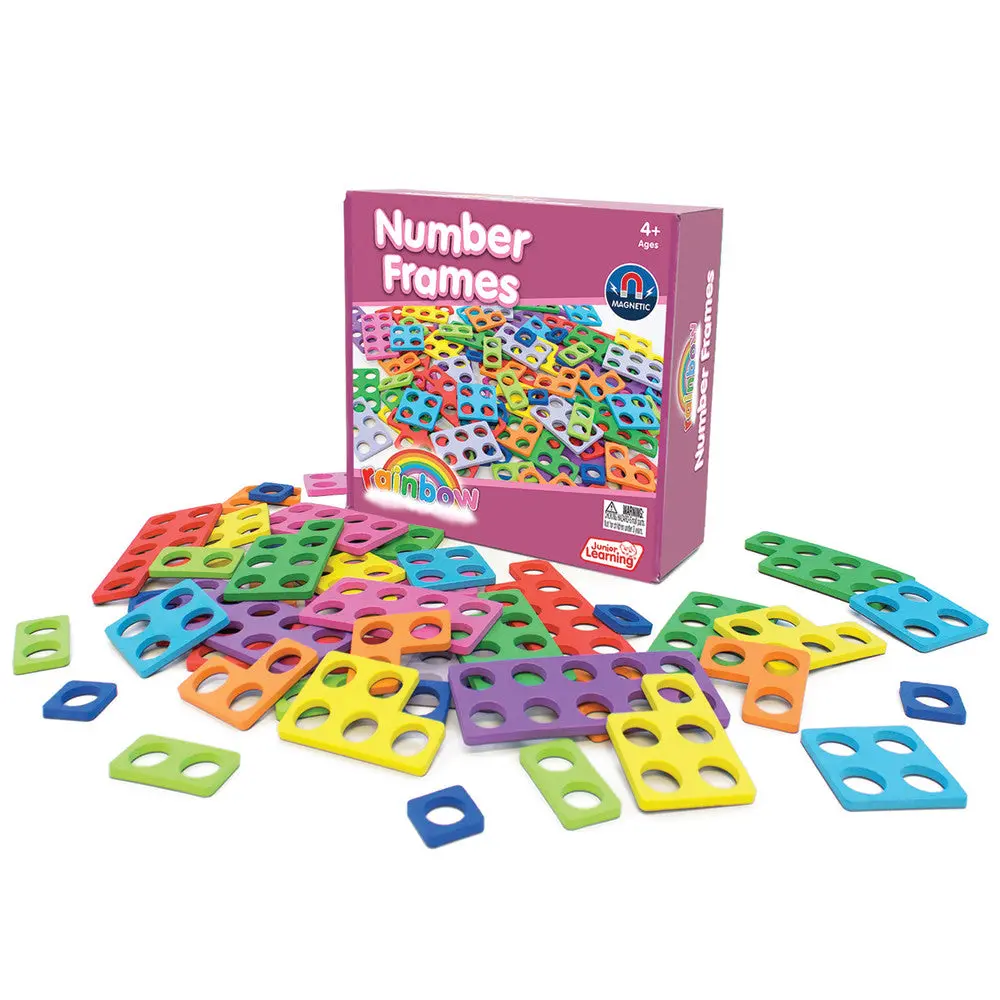 Junior Learning Food Fractions Puzzle Set - Educational Math Game 1