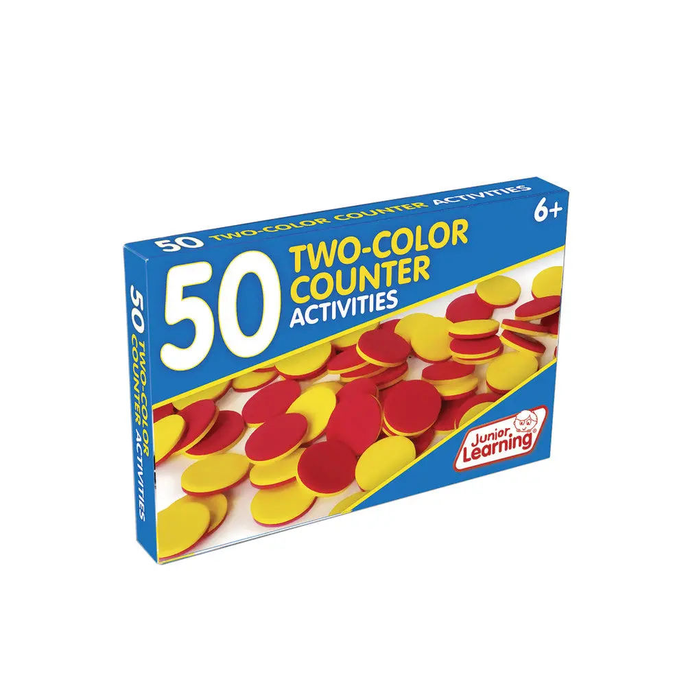 Junior Learning 50 Two-Color Counter Activities - Math Skill Development 1