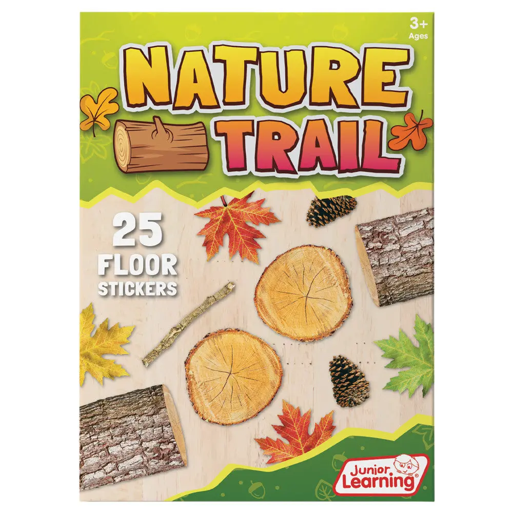 Junior Learning Nature Trail Educational Floor Stickers - Multi-Sensory Learning Path 1