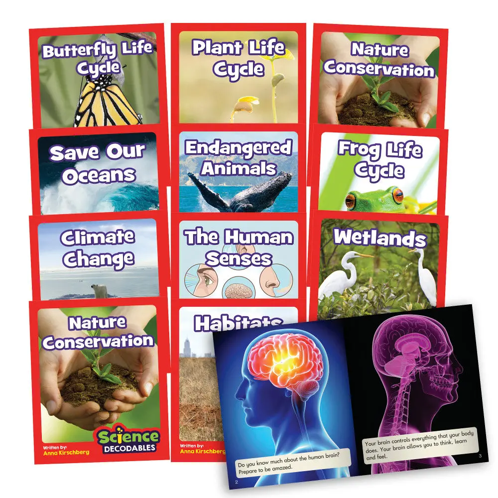 Junior Learning Science Decodables - Phase 6 Non-Fiction Readers - Grade 2 1