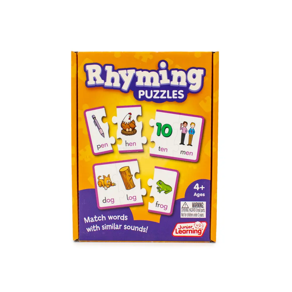 Junior Learning 23-Pack Rhyming Words Puzzle Set - 71 Pc 1