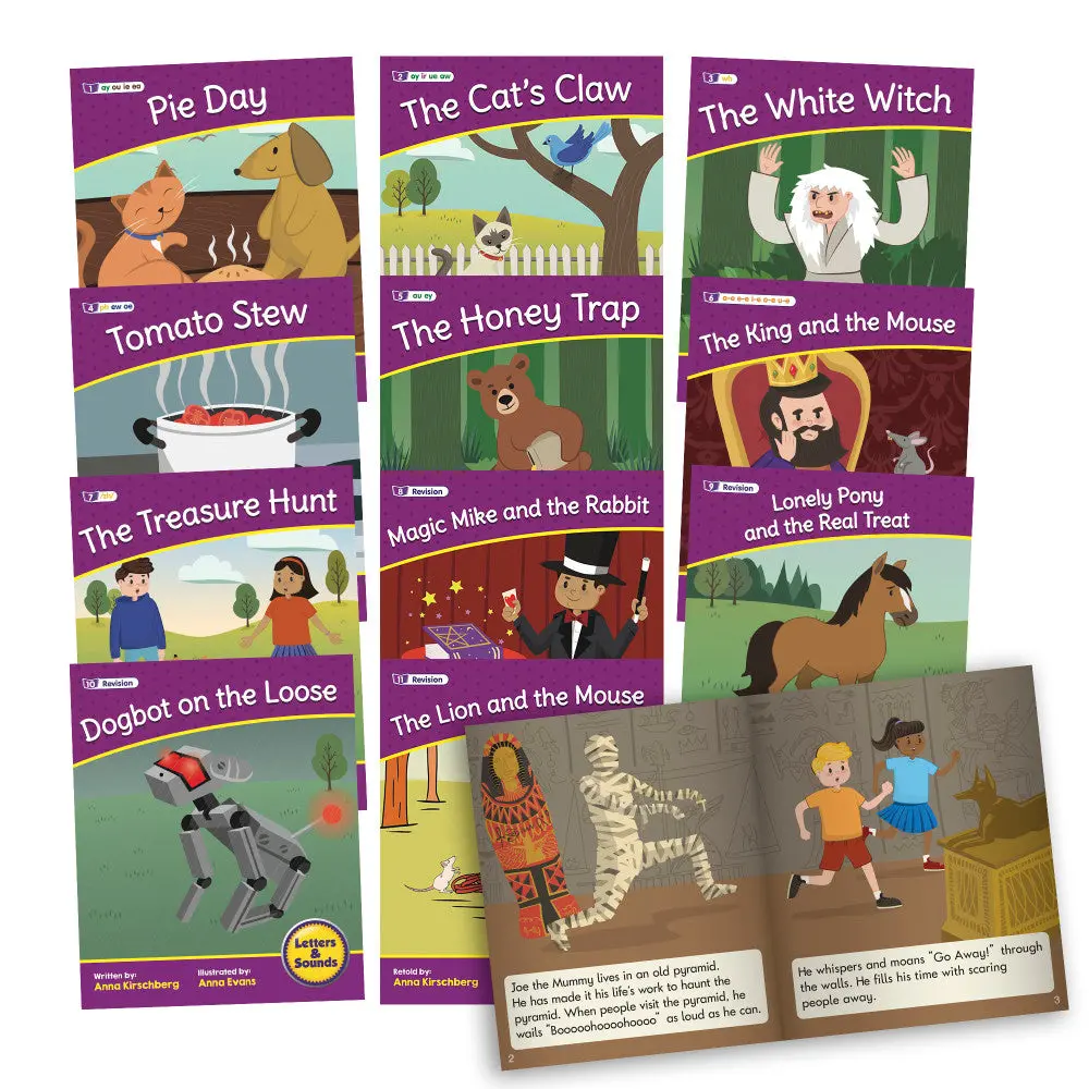 Junior Learning - Letters & Sounds Phase 5 Set 2 - Fiction Educational Set 1