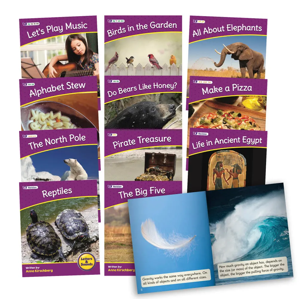 Junior Learning Letters & Sounds Phase 5 Set 2 - Non-Fiction Educational Set 1