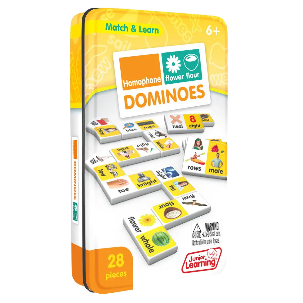 Junior Learning Homophone Dominoes - Educational Language Arts Game 1