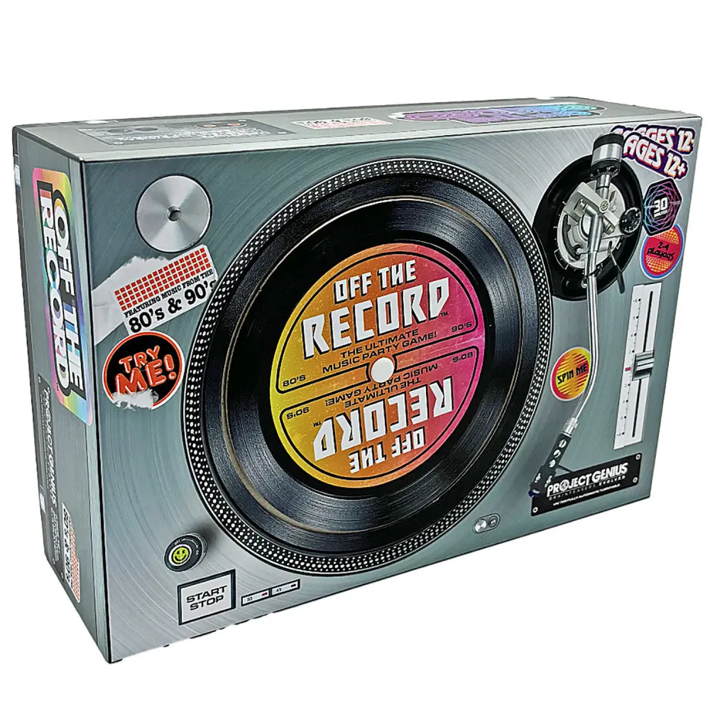 Project Genius: Off The Record - 80'S & 90'S Music Party Game 1