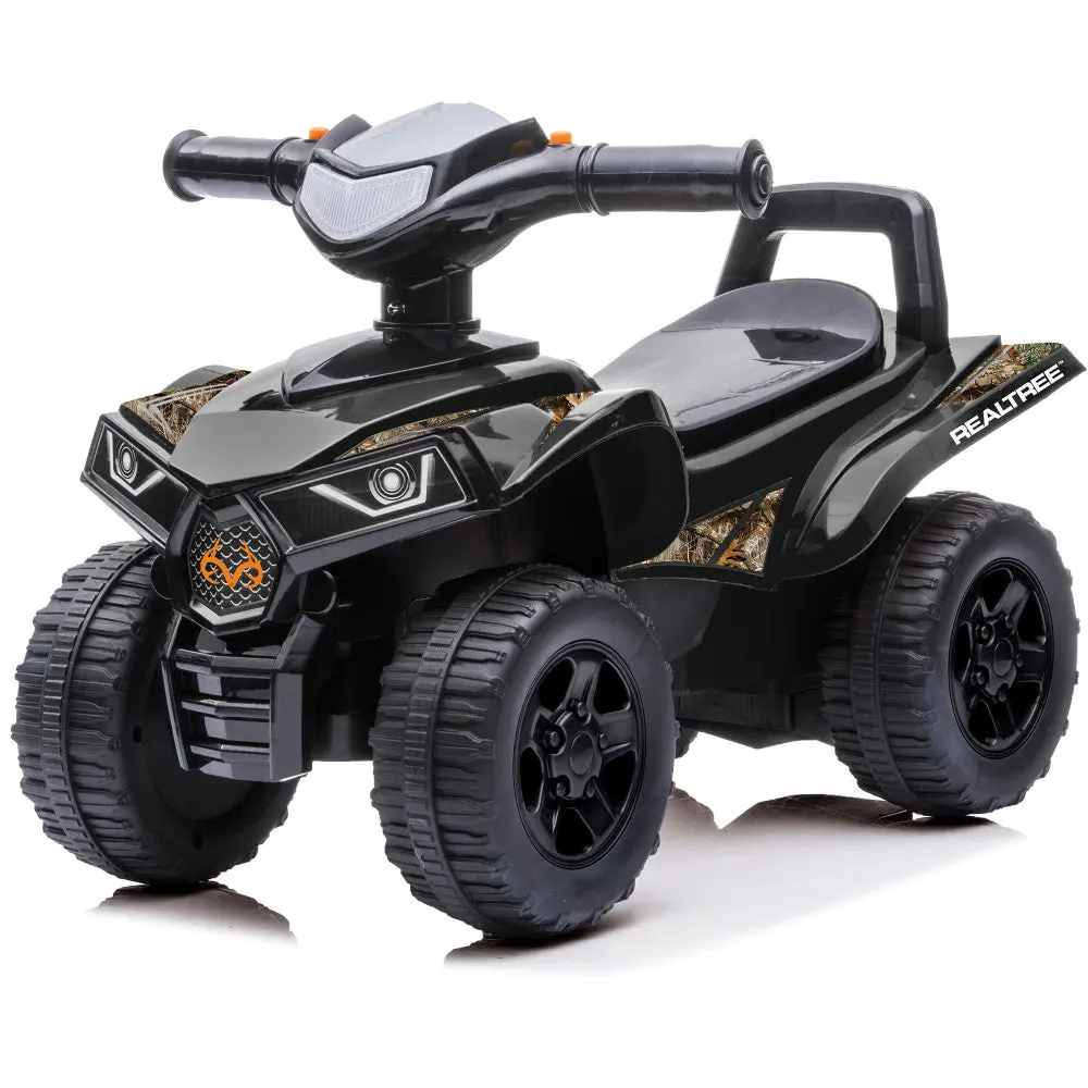 Realtree Quad Push Car - Black - Foot-To-Floor Ride-On For Toddlers 12Mo+ 1