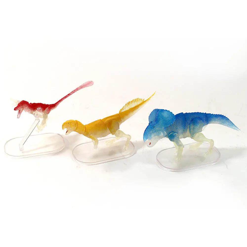 Beasts Of The Mesozoic: Velociraptor & Friends Glow-In-The-Dark 4Inch Action Figures 3-Pack 1