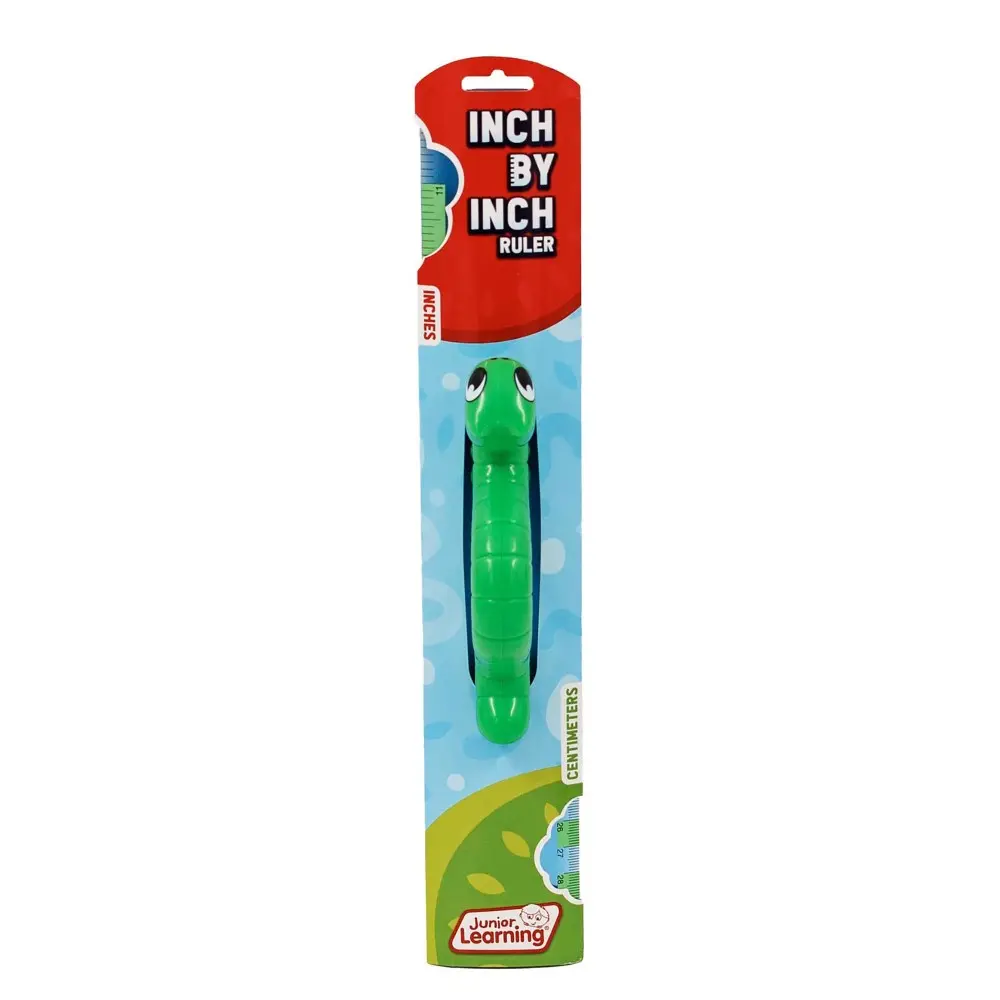 Junior Learning Inch By Inch Ruler - Dual Measurement Learning Tool 1