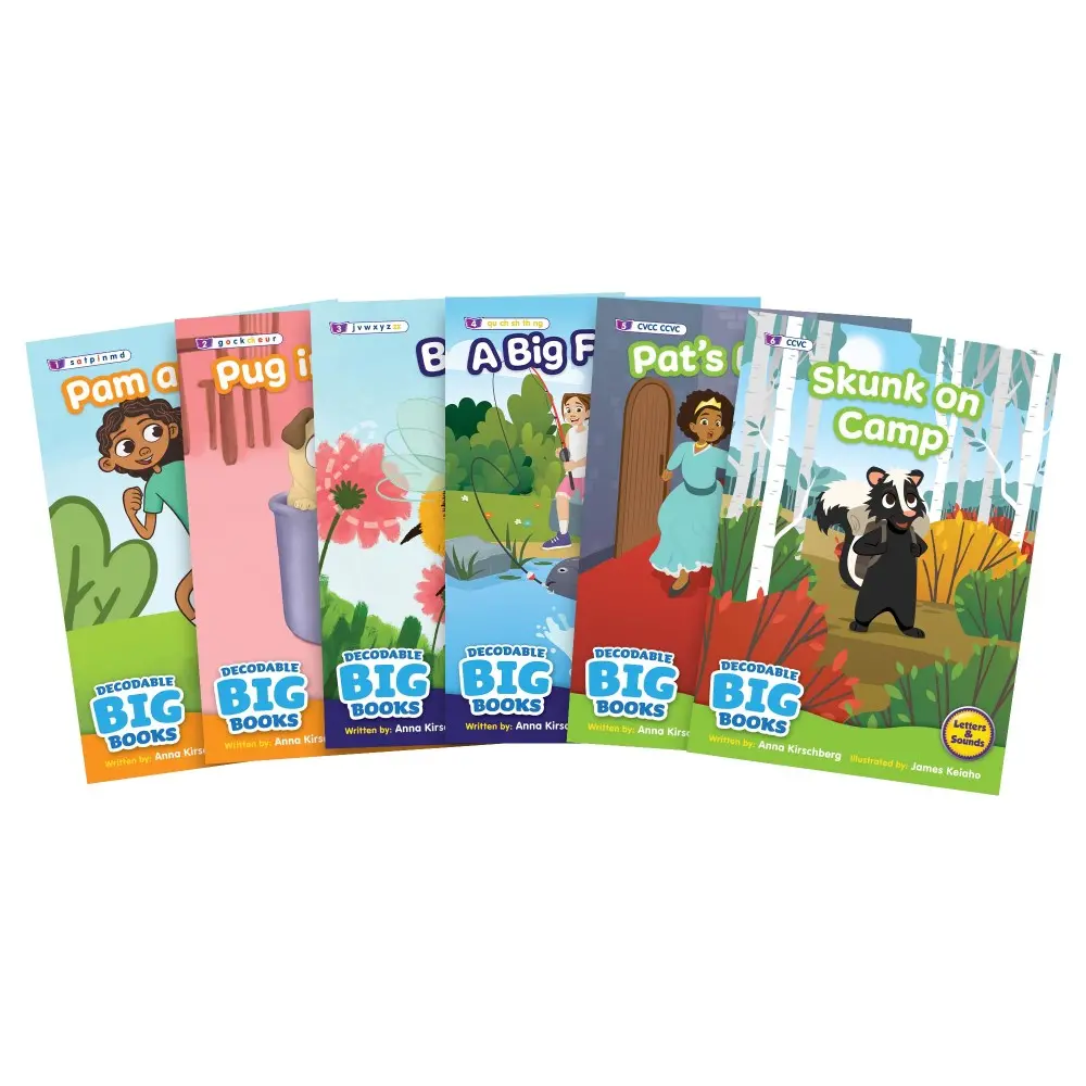 Beanstalk Books: Decodable Big Books Fiction Set - 6 Xl Books 1