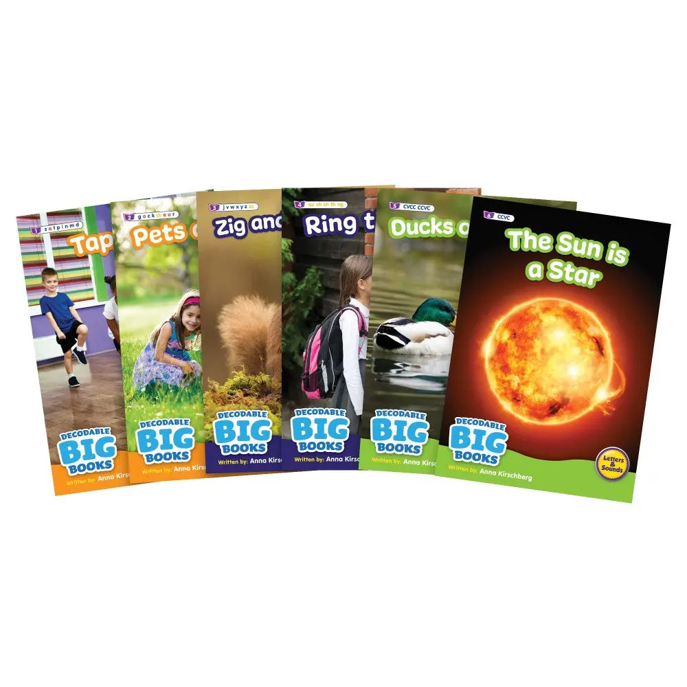 Beanstalk Books: Decodable Big Books Non-Fiction Set - 6 Xl Books 1