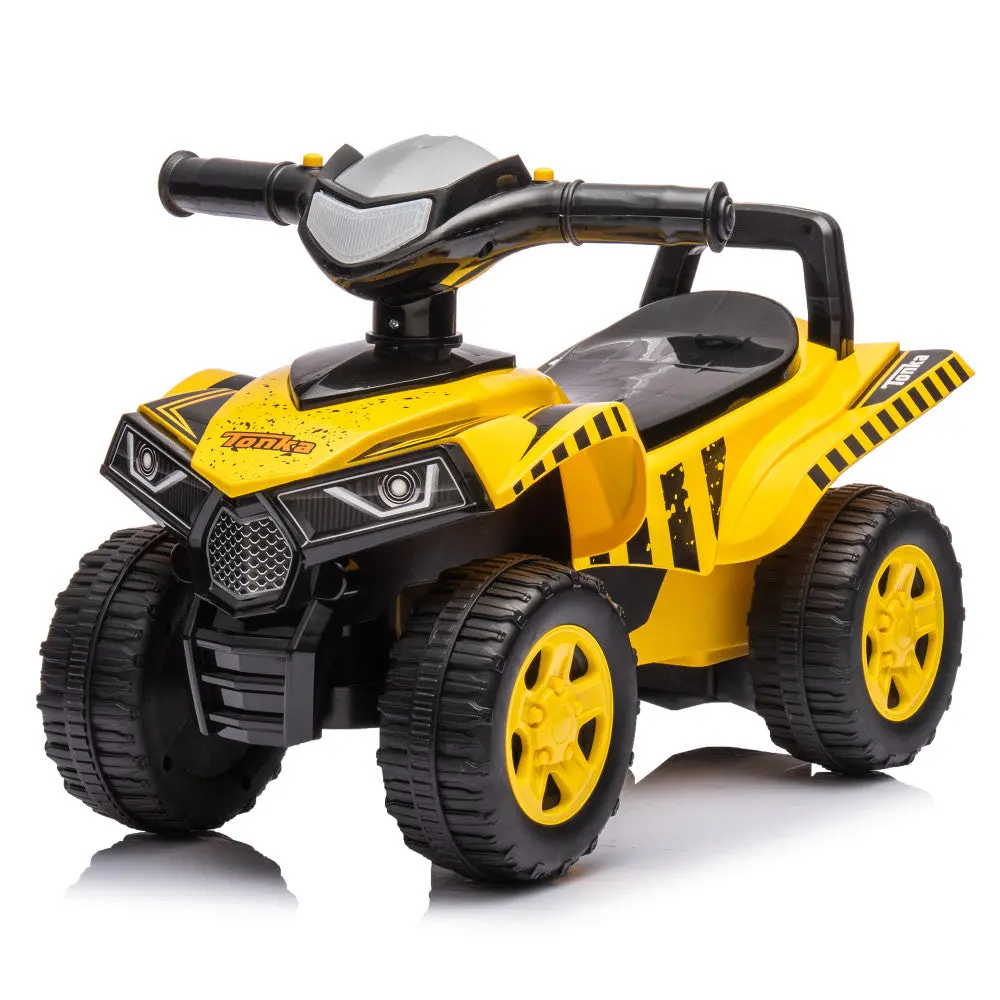 Tonka - Quad Push Car, Yellow - Foot-To-Floor Ride-On For Toddlers 12Mo+ 1