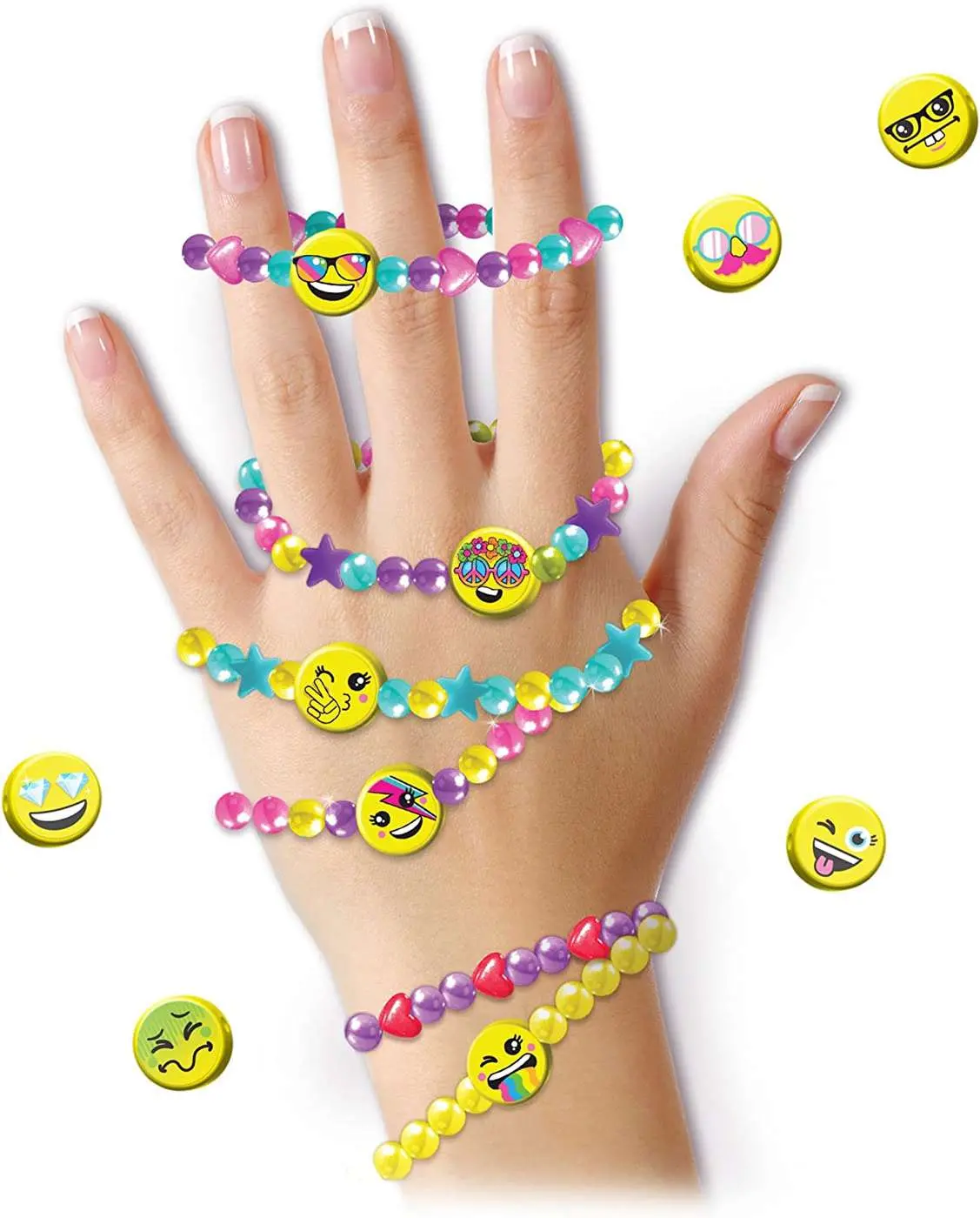 Only 4 Girls Emoji Bead Jewelry Making Kit 1