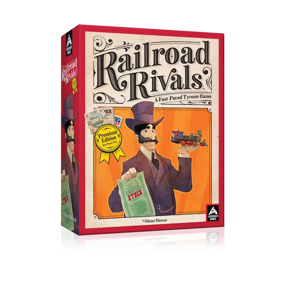 Railroad Rivals Premium Edition Strategy Board Game 1
