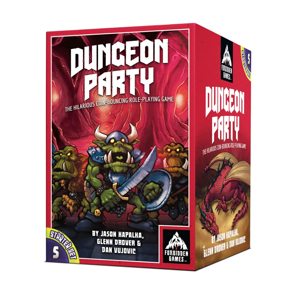 Dungeon Party Starter Set - Social Role-Playing Coaster Game 1