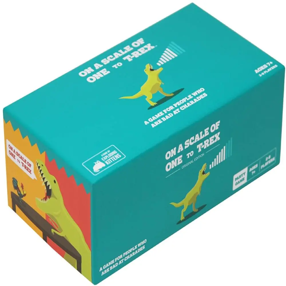 Exploding Kittens On A Scale Of One To T-Rex Party Card Game 1