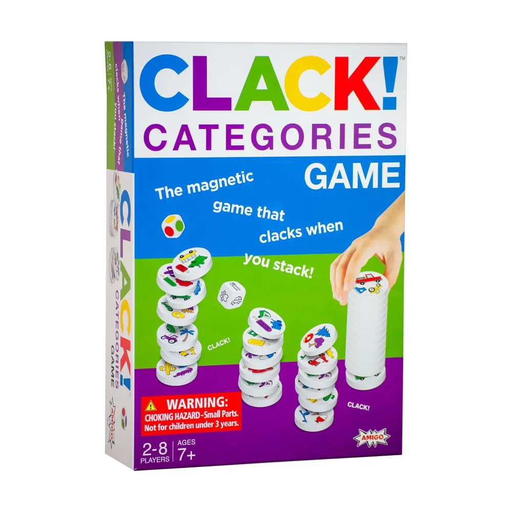 Clack! Categories Magnetic Disc Strategy Game 1
