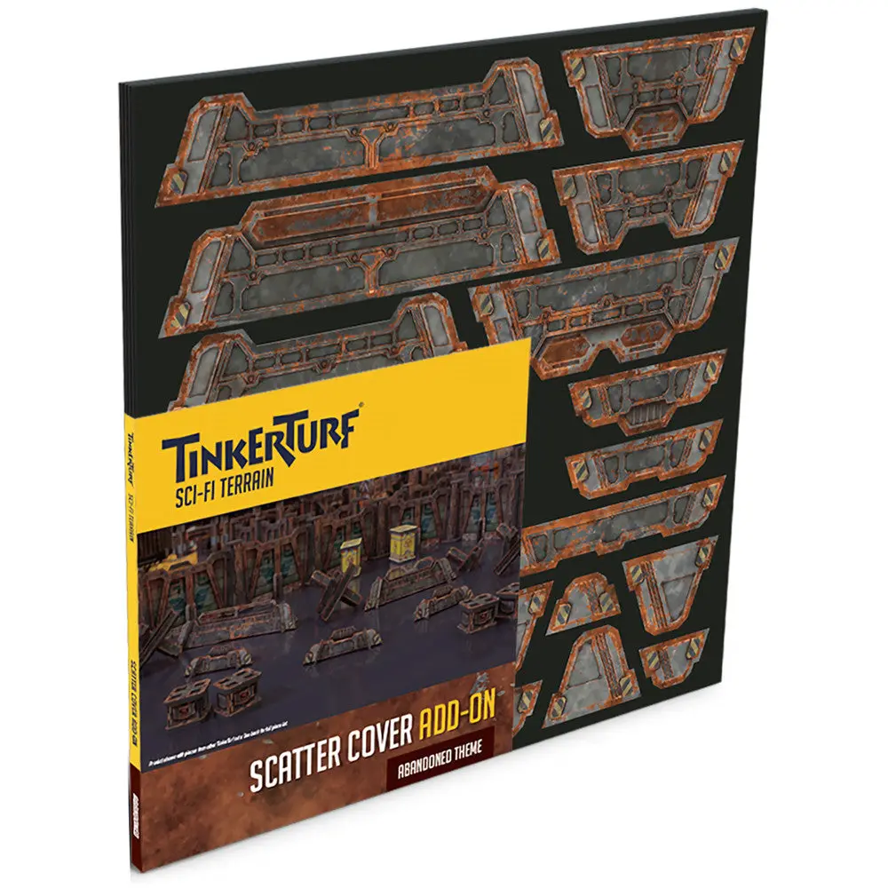 Tinkerturf Sci-Fi Terrain: Abandoned Scatter Cover Playset 1