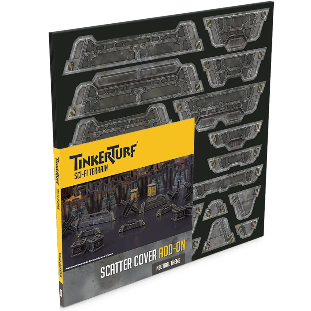 Tinkerturf Sci-Fi Terrain: Neutral Theme Scatter Cover Add-On 1