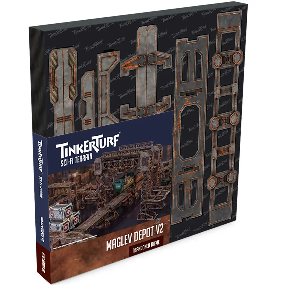 Tinkerturf Sci-Fi Terrain: Maglev Depot V2 - Abandoned Theme 1
