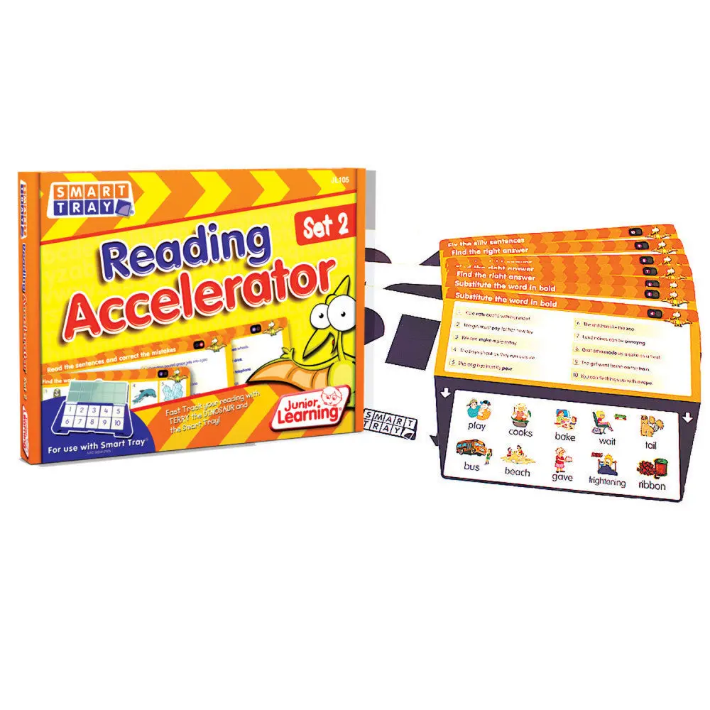 Junior Learning Smart Tray Reading Accelerator Set 2 - Interactive Phonics Learning 1
