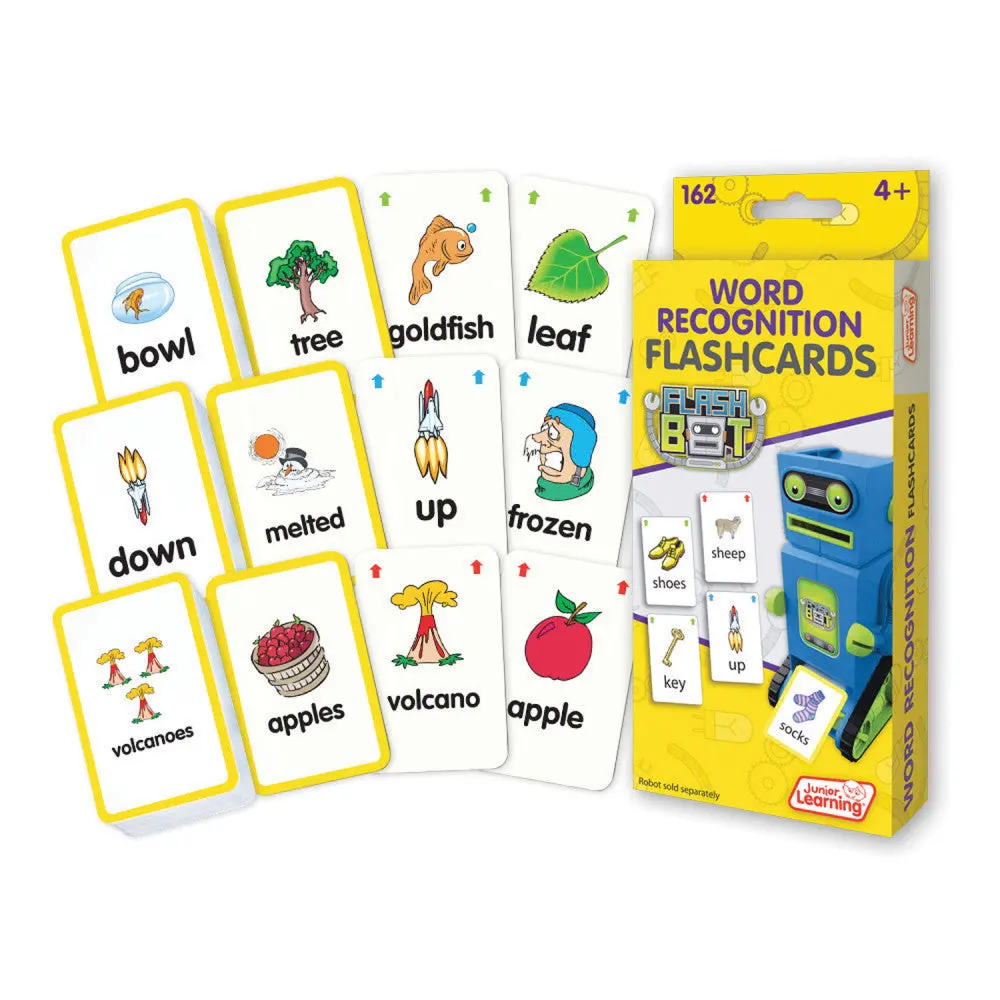 Junior Learning Word Recognition Flashcards Set - Educational Toy For Ages 4+ 1