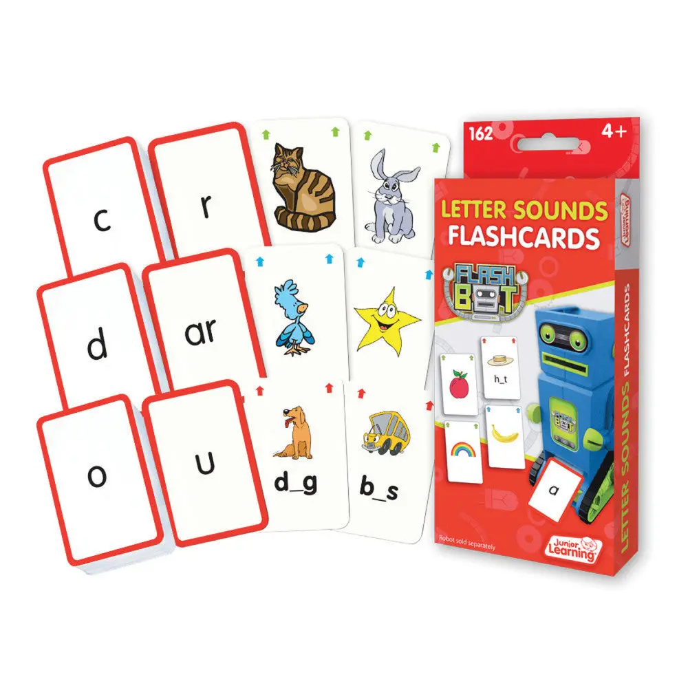 Junior Learning Letter Sounds Flashcards - Educational Toy For Ages 4+ 1