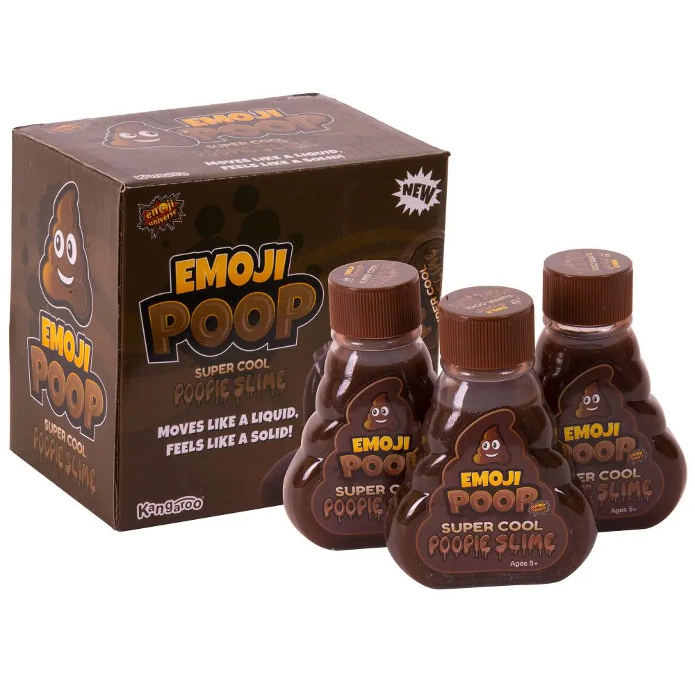 Super Cool Slime Emoji Poop-Themed Slime Pack - Set Of 3 1