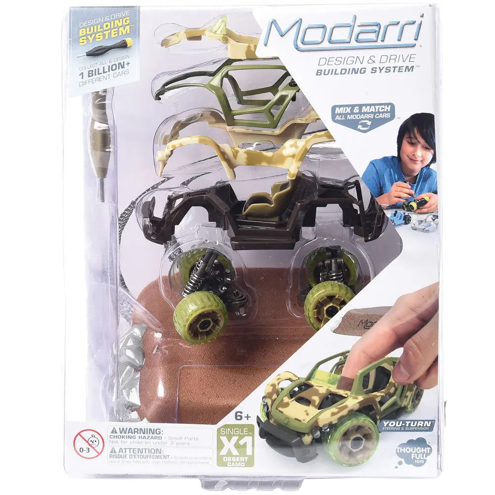 Modarri X1 Desert Camouflage Customizable Toy Car - Diy Design For Kids 6+ 1
