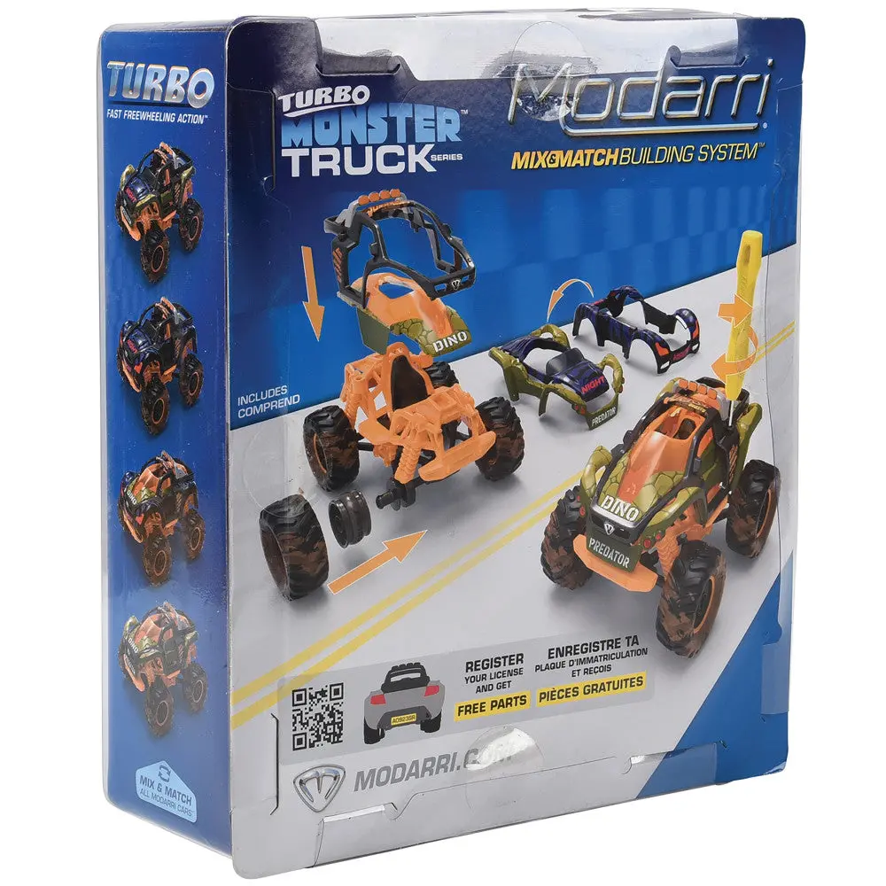 Modarri Jurassic Beasts Turbo Monster Truck - Creative Diy Toy Car 2