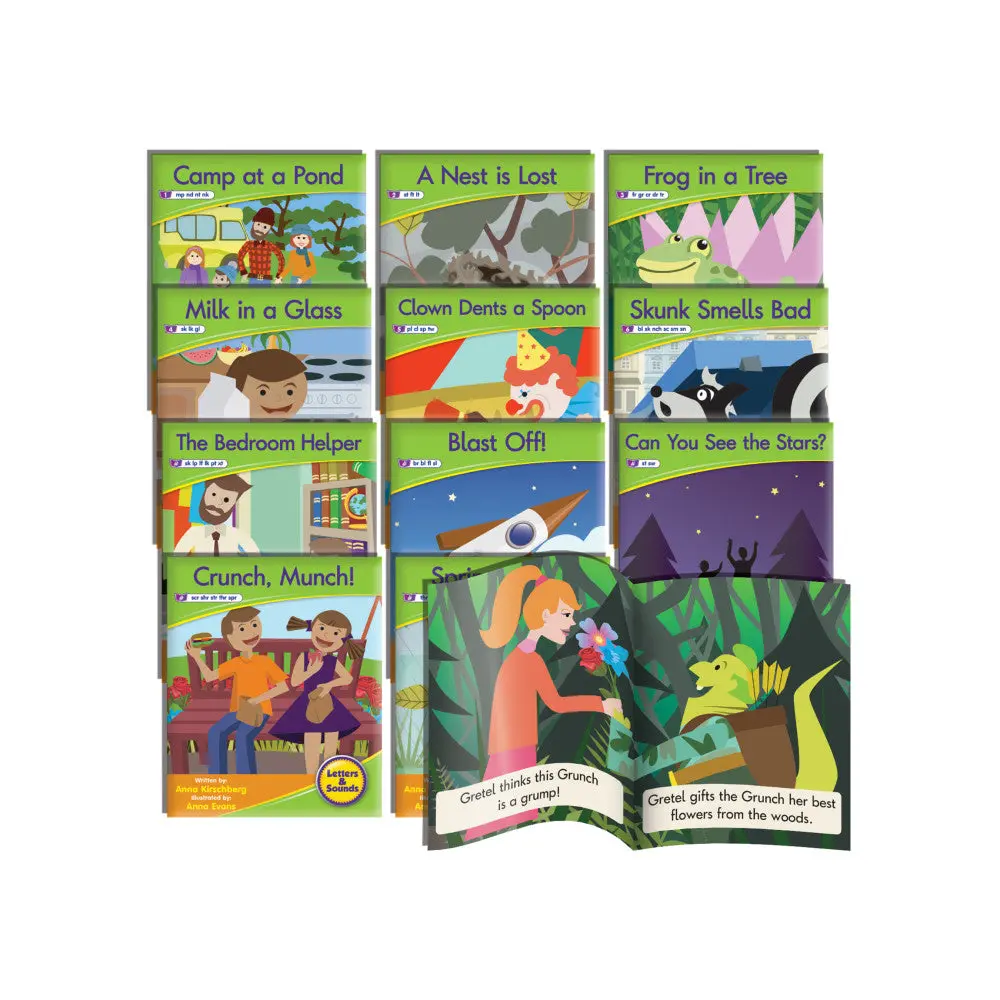 Junior Learning Blend Readers - Fiction Set With Phonics Progression 1