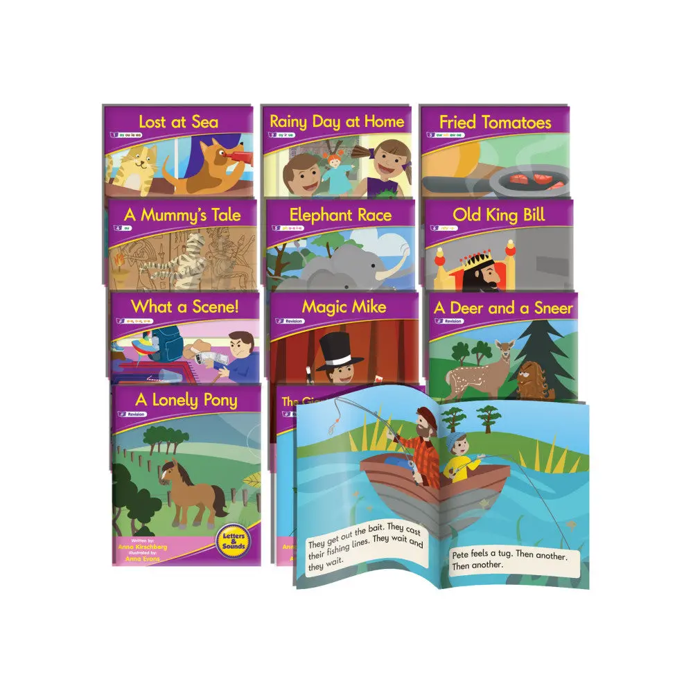 Junior Learning Vowel Sounds Readers - Engaging Fiction Set For Early Readers 1