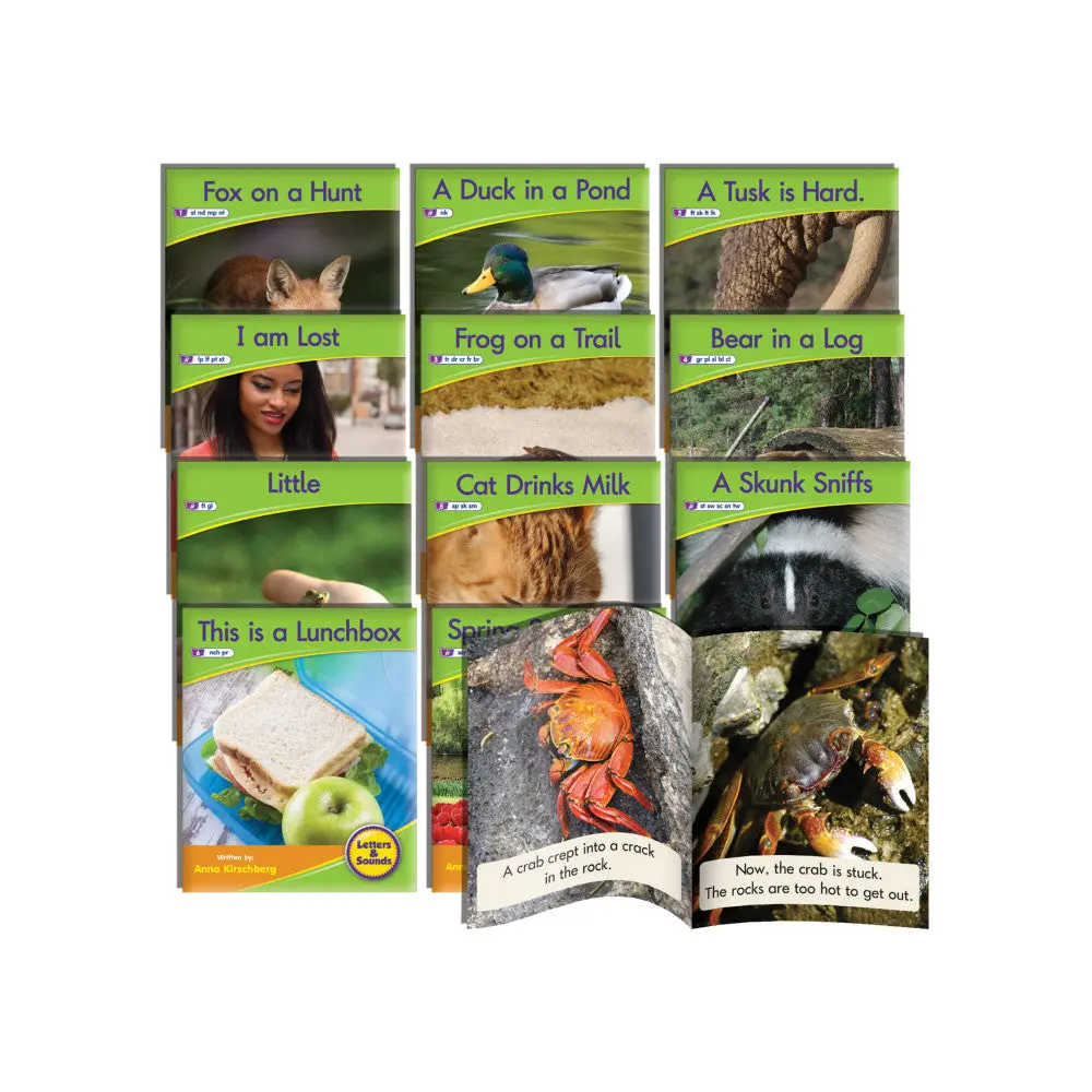 Junior Learning Blend Readers - Non-Fiction Educational Set 1